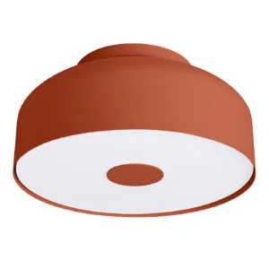 OMIQ Ceiling Light - Red Ochre Bedroom Ceiling Lights Great Lighting UK Ltd