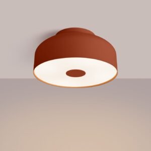 OMIQ Ceiling Light - Red Ochre Kitchen Ceiling Lights Great Lighting UK Ltd