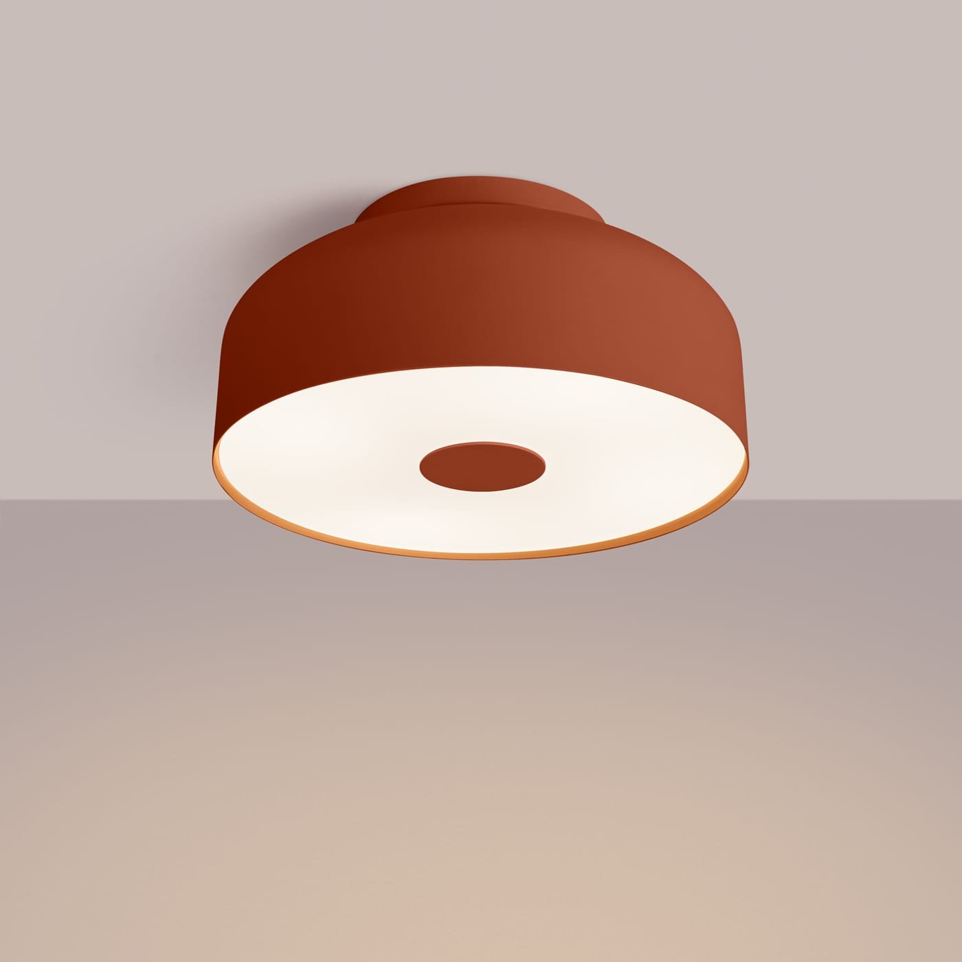 OMIQ Ceiling Light – Red Ochre Kitchen Ceiling Lights Great Lighting UK Ltd