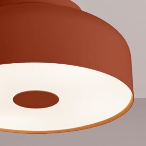 OMIQ Ceiling Light - Red Ochre Kitchen Ceiling Lights Great Lighting UK Ltd