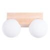 BULBO Wall and Ceiling Light - Natural Wood / 2 Lights New Arrivals Great Lighting UK Ltd