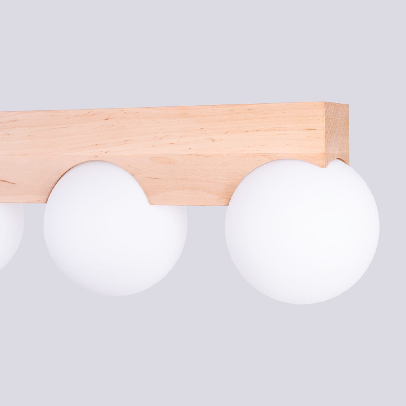 Ceiling lamp BULBO 4 natural wood Uncategorized Great Lighting UK Ltd
