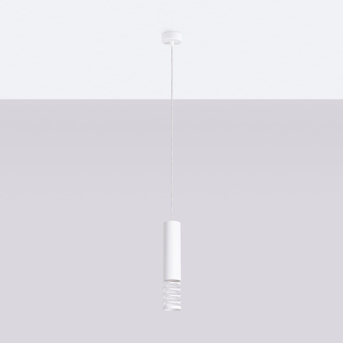 Pendant lamp LAMI 1 white Uncategorized Great Lighting UK Ltd