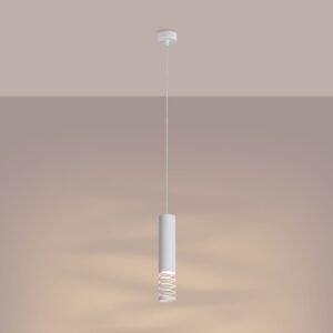 LAMI Pendant Light - Single / White Kitchen Pendant Lights Great Lighting UK Ltd