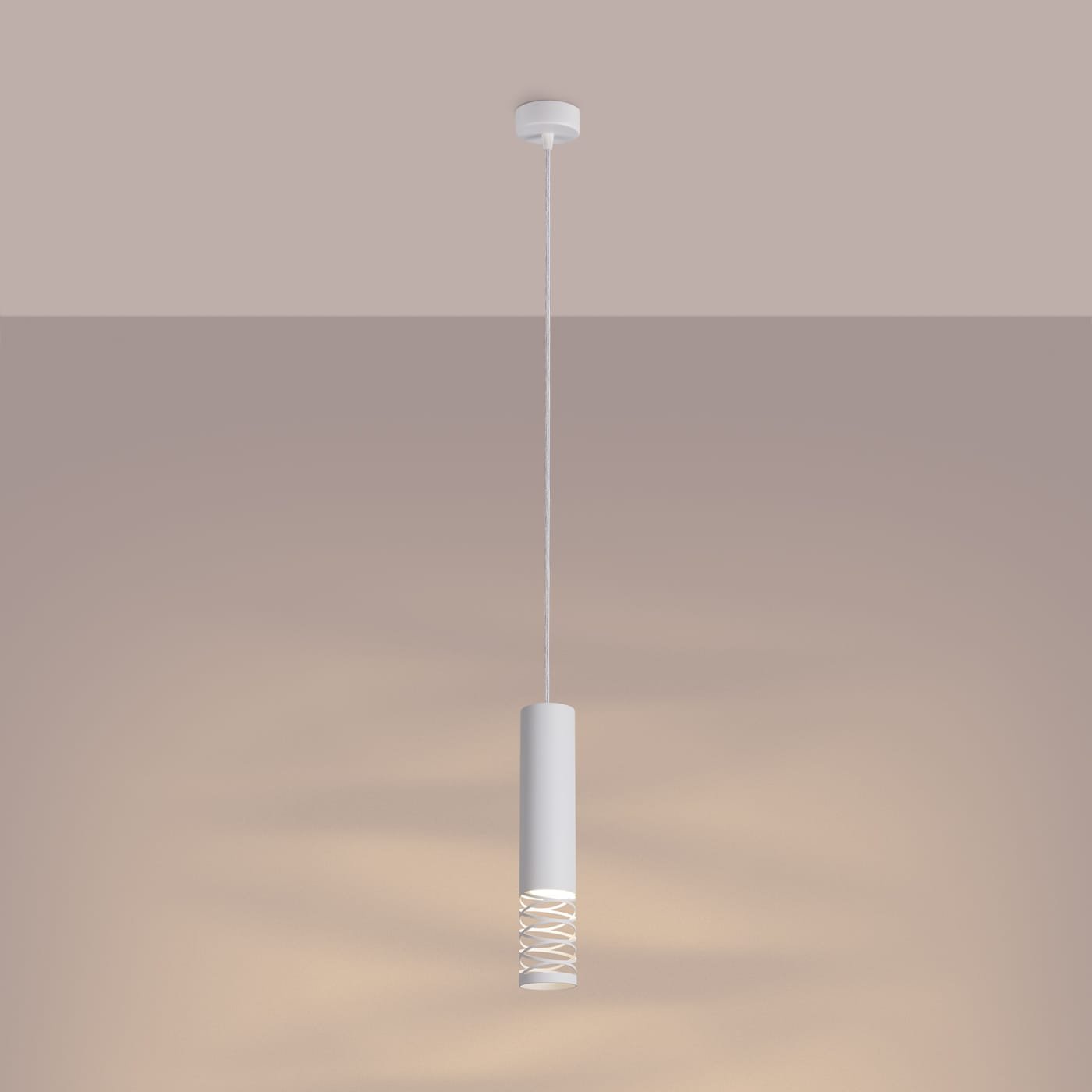 Pendant lamp LAMI 1 white Uncategorized Great Lighting UK Ltd