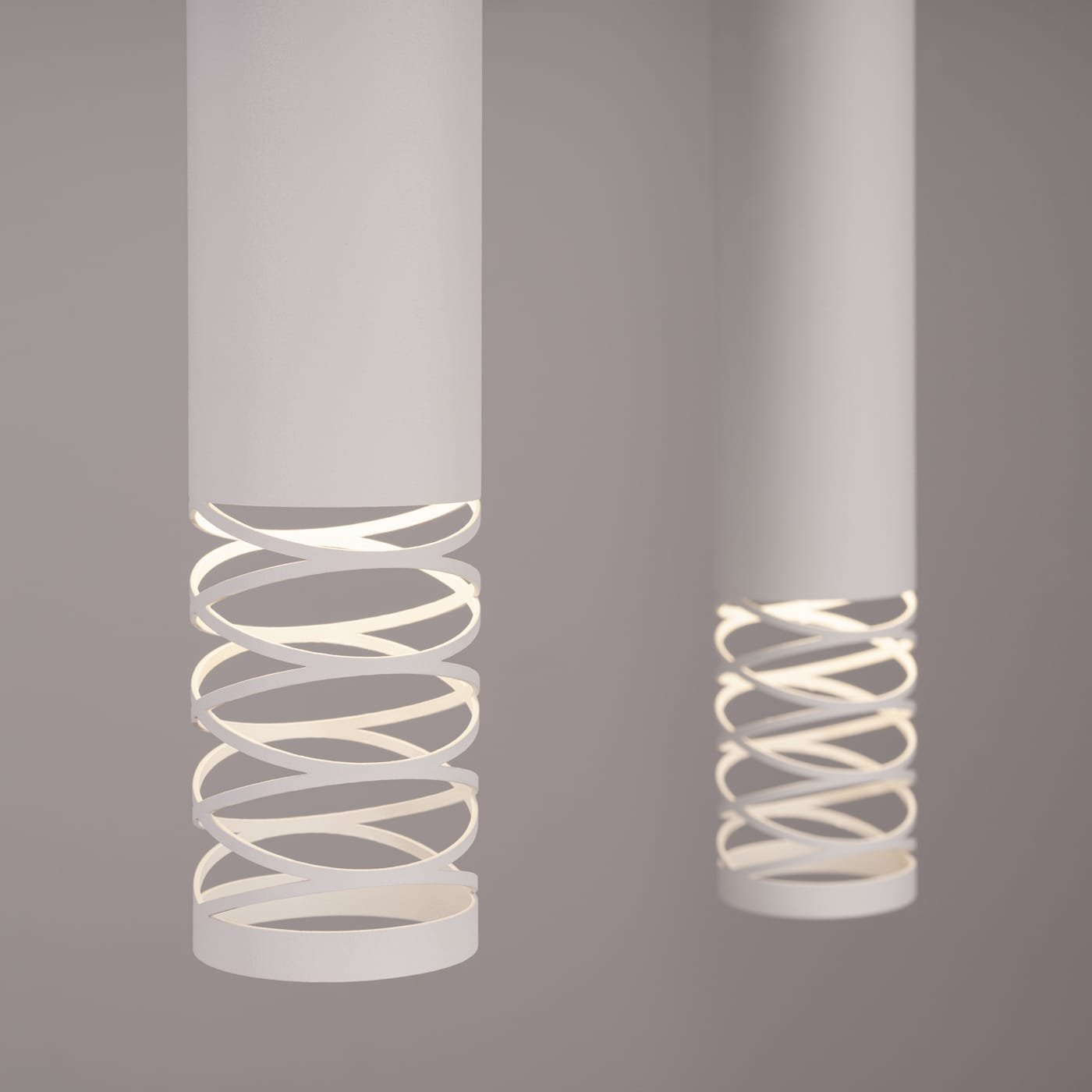 Pendant lamp LAMI 2 white Uncategorized Great Lighting UK Ltd