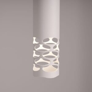 LIRO Pendant Light - Single / White Cylinder Pendant Lights Great Lighting UK Ltd