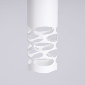 LIRO Pendant Light - Single / White Cylinder Pendant Lights Great Lighting UK Ltd