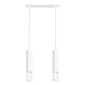 LIRO Pendant Light - Double / White Bar & Linear Pendant Lights Great Lighting UK Ltd