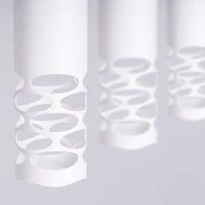 LIRO Pendant Light - Triple Linear / White Bar & Linear Pendant Lights Great Lighting UK Ltd