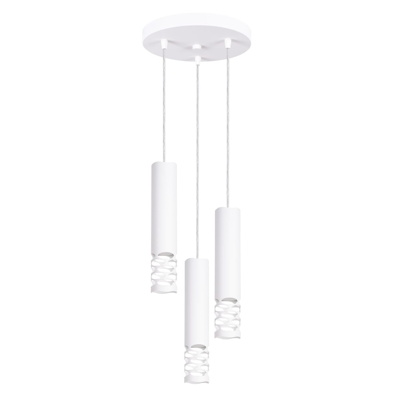 Pendant lamp LIRO 3P white Uncategorized Great Lighting UK Ltd