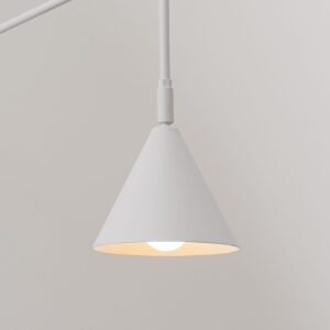 Switched NOX Wall Light - White Bedroom Wall Lights Great Lighting UK Ltd
