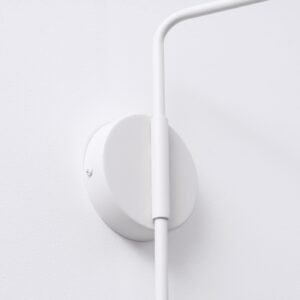 Switched NOX Wall Light - White Bedroom Wall Lights Great Lighting UK Ltd