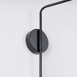Switched NOX Wall Light - Black Bedroom Wall Lights Great Lighting UK Ltd