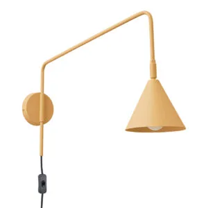 Switched NOX Wall Light - Gold Bedroom Wall Lights Great Lighting UK Ltd