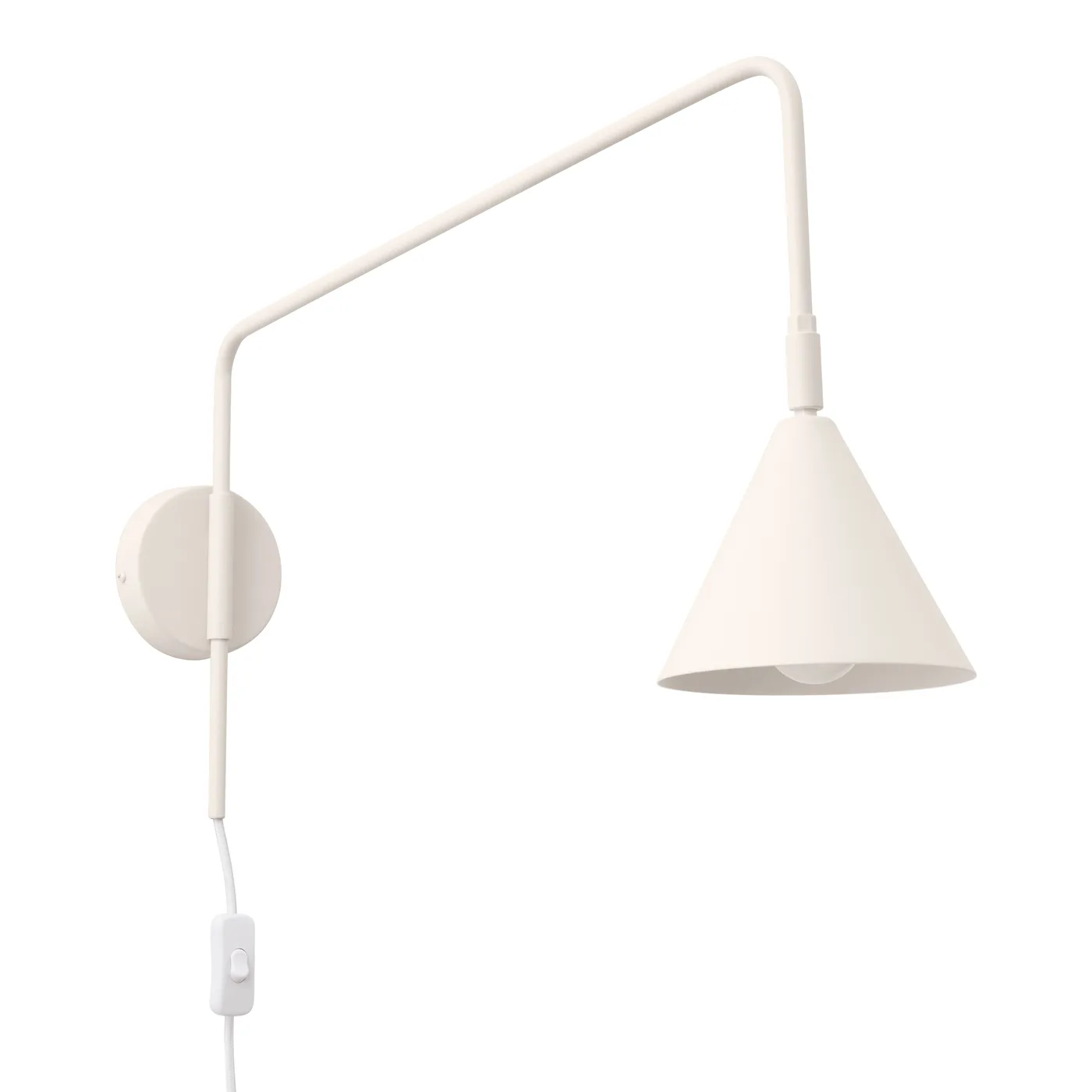 Switched NOX Wall Light - Natural Bedroom Wall Lights Great Lighting UK Ltd