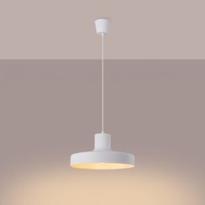 BILO Pendant Light - White Bedroom Pendant Lights Great Lighting UK Ltd