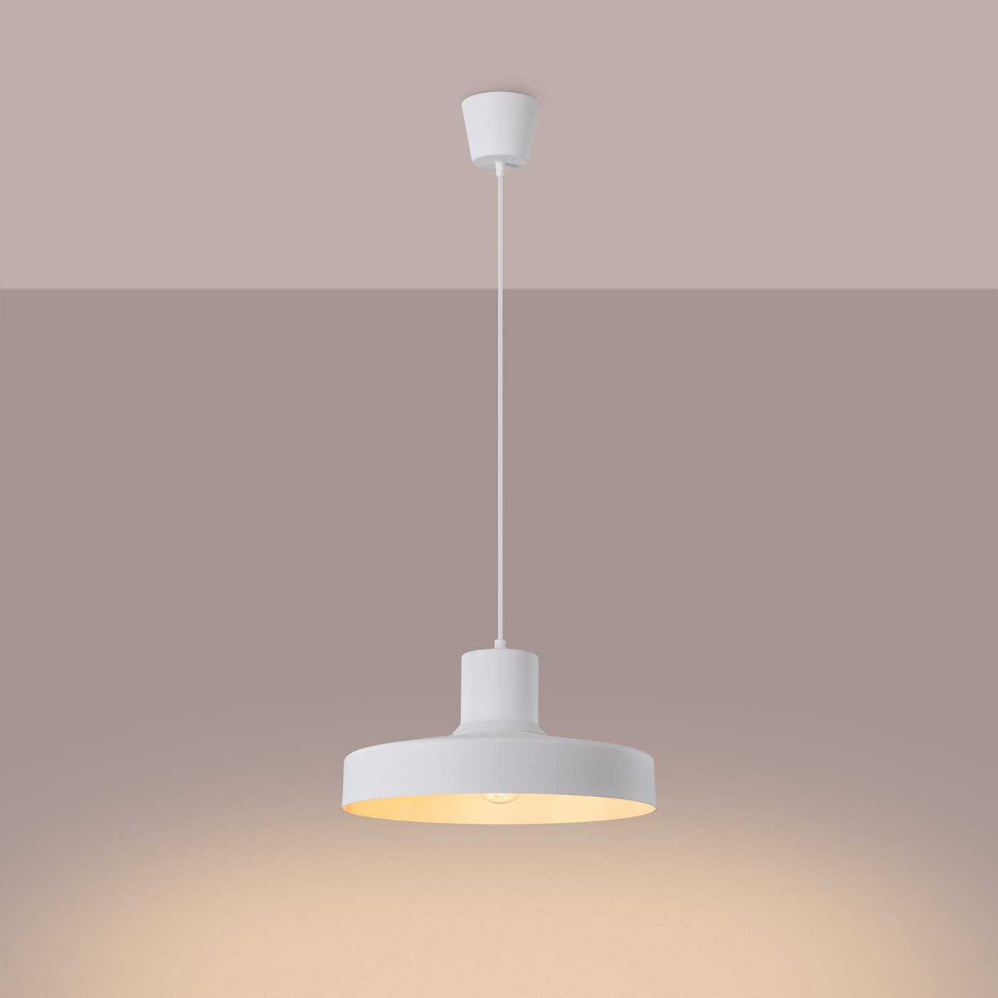 Pendant lamp BILO biała Uncategorized Great Lighting UK Ltd