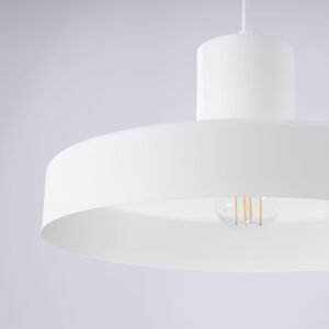 BILO Pendant Light - White Bedroom Pendant Lights Great Lighting UK Ltd