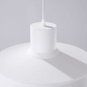 BILO Pendant Light - White Bedroom Pendant Lights Great Lighting UK Ltd