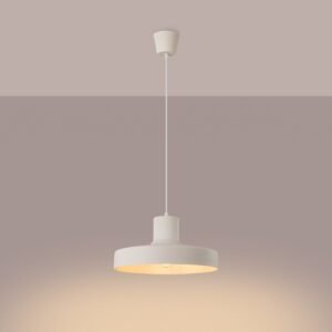 BILO Pendant Light - Ivory Bedroom Pendant Lights Great Lighting UK Ltd