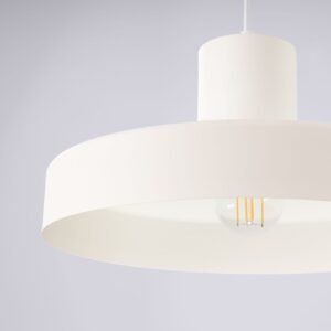 BILO Pendant Light - Ivory Bedroom Pendant Lights Great Lighting UK Ltd
