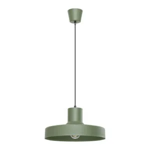BILO Pendant Light - Olive Green Bedroom Pendant Lights Great Lighting UK Ltd