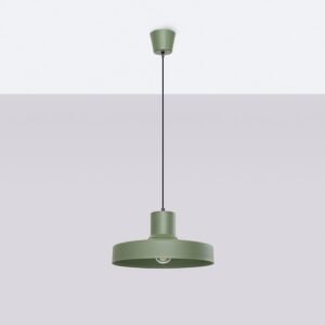 BILO Pendant Light - Olive Green Bedroom Pendant Lights Great Lighting UK Ltd