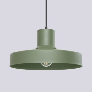 BILO Pendant Light - Olive Green Bedroom Pendant Lights Great Lighting UK Ltd