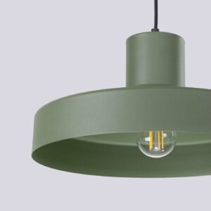 BILO Pendant Light - Olive Green Bedroom Pendant Lights Great Lighting UK Ltd