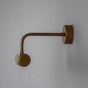 Galle Fixed-Arm Solid Brass Picture Light 35.5cm IP65 Picture & Poster Lights Great Lighting UK Ltd