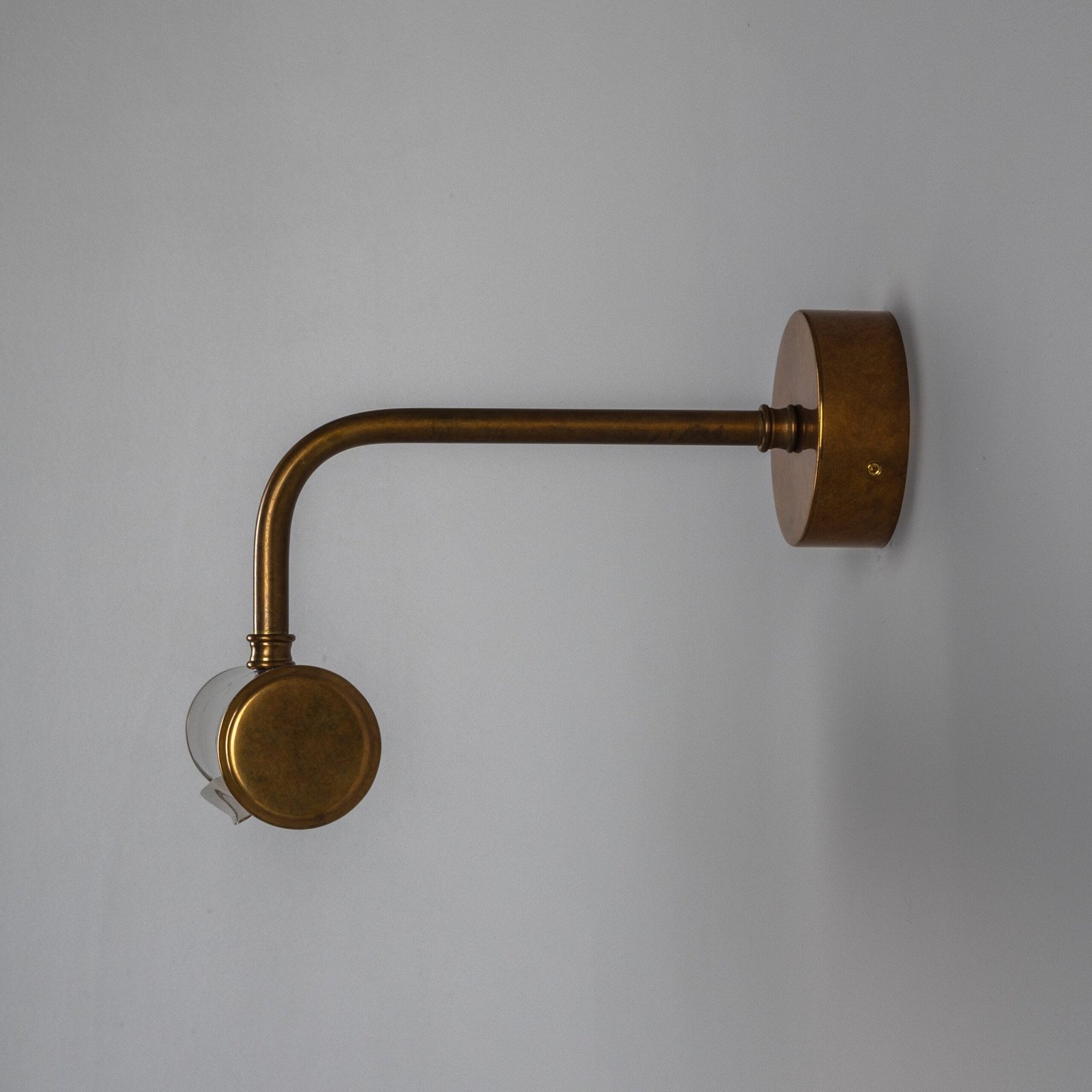 Galle Fixed-Arm Solid Brass Picture Light 35.5cm IP65 Picture & Poster Lights Great Lighting UK Ltd