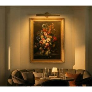 Bilbury 50cm Adjustable Brass Picture Light | Choice of Reeded Brass Finishes Picture & Poster Lights Great Lighting UK Ltd