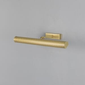 Cambridge Adjustable Picture Light | 50.5cm | Reeded Brass Finishes Picture & Poster Lights Great Lighting UK Ltd