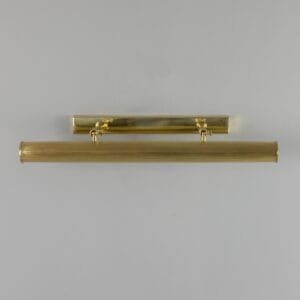 Cambridge 60 cm Adjustable Picture Light | Choice of Reeded Brass Finishes Picture & Poster Lights Great Lighting UK Ltd