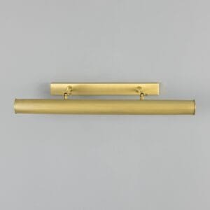 Cambridge 60 cm Adjustable Picture Light | Choice of Reeded Brass Finishes Picture & Poster Lights Great Lighting UK Ltd