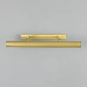 Cambridge 60 cm Adjustable Picture Light | Choice of Reeded Brass Finishes Picture & Poster Lights Great Lighting UK Ltd