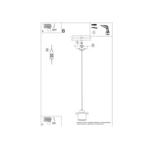 Mab Concrete & Wood Pendant Light Concrete Lighting Great Lighting UK Ltd