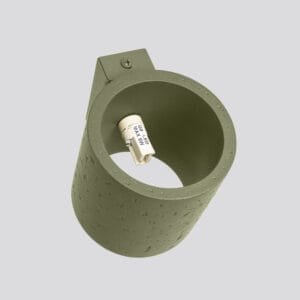 Orbis Concrete Wall Light - Olive Green Uncategorized Great Lighting UK Ltd