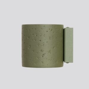 Orbis Concrete Wall Light - Olive Green Uncategorized Great Lighting UK Ltd