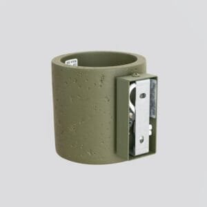 Orbis Concrete Wall Light - Olive Green Uncategorized Great Lighting UK Ltd