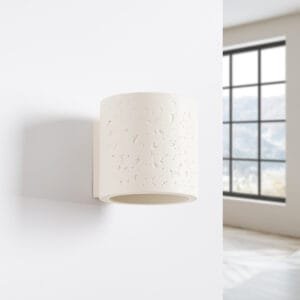 Orbis Concrete Wall Light - Sand Concrete Lighting Great Lighting UK Ltd