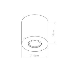 Orbis Concrete Ceiling Light - Olive Green Uncategorized Great Lighting UK Ltd