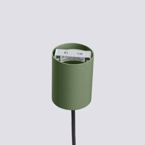 Estria Pendant Light - Natural / Olive Green Coloured Lights Fittings Great Lighting UK Ltd