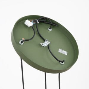 Estria 3-Light Pendant Cluster - Natural / Olive Green Uncategorized Great Lighting UK Ltd