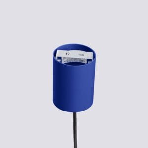 Estria Pendant Light - White / Ultramarine Uncategorized Great Lighting UK Ltd