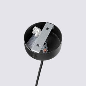 Pelta Felt Disc Pendant Light - Black / Yellow Coloured Ceiling Lights Great Lighting UK Ltd