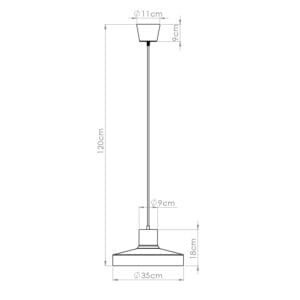 Bilo Pendant Light - Azure Kitchen Pendant Lights Great Lighting UK Ltd