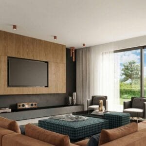 Lagos Ceiling Light 20cm - Red Ochre Uncategorized Great Lighting UK Ltd