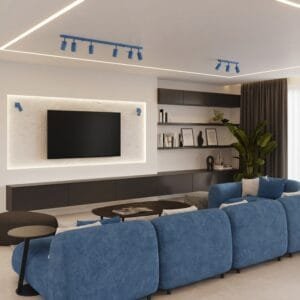 Ring Wall Spotlight - Azure Modern Adjustable Wall Lights Great Lighting UK Ltd